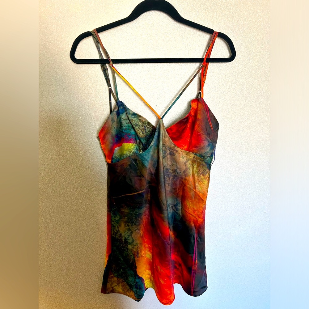 Urban outfitters 🌈 spaghetti strap, shirt, silk